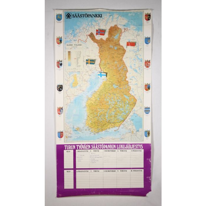 suomen kartta juliste JULISTE Suomen kartta